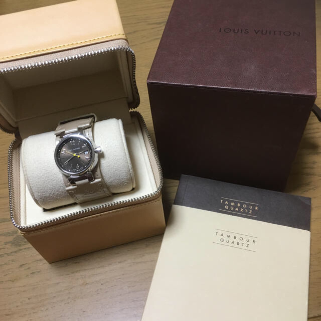 新版 - VUITTON LOUIS ルイ・ヴィトン レディース腕時計 タンブール 腕時計