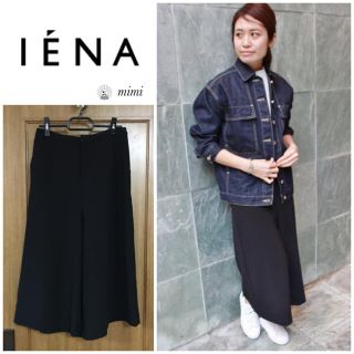 イエナ(IENA)の美品❣️ IENA ニットボンディング ミドルパンツ 36(クロップドパンツ)