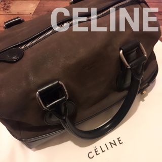 セリーヌ(celine)の希少良品❁﻿セリーヌ CELINE❁﻿ レザー バイカラーハンドバッグ(ハンドバッグ)