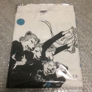 マンウィズアミッション(MAN WITH A MISSION)の銀テープ付き MAN WITH A MISSION 覆面系ノイズ コラボTシャツ(ミュージシャン)