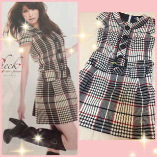 バーバリー(BURBERRY)のえびちゃん着♡バーバリー ブルーレーベル  チェックワンピース(ミニワンピース)