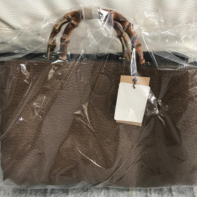 LAZY SUSAN(レイジースーザン)のレイジースーザン バンブーハンドルのバック レディースのバッグ(ハンドバッグ)の商品写真