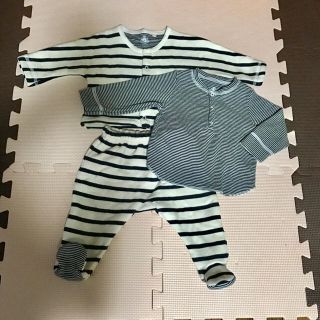 プチバトー(PETIT BATEAU)のRe♡様専用  美品 プチバトー マリニエール(ロンパース)