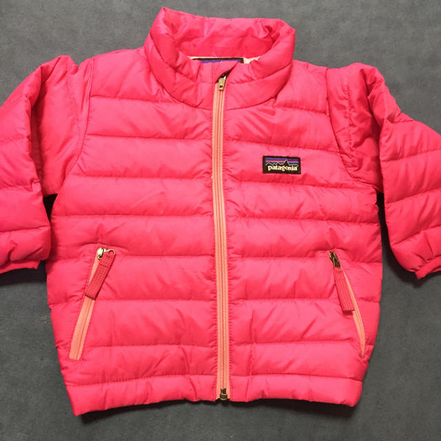 patagonia(パタゴニア)のパタゴニア ダウン 6M ピンク 美品 キッズ/ベビー/マタニティのベビー服(~85cm)(ジャケット/コート)の商品写真