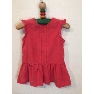 プチバトー(PETIT BATEAU)の12m/74cm コーデュロイワンピース(ワンピース)