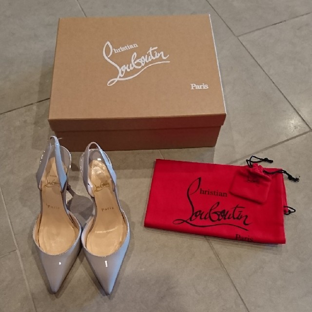 Christian Louboutin(クリスチャンルブタン)の最終sale！クリスチャンルブタン パテント バックストラップ パンプス レディースの靴/シューズ(ハイヒール/パンプス)の商品写真