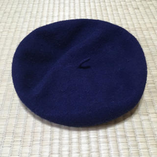 ナノユニバース(nano・universe)のベレー帽 ネイビー(ハンチング/ベレー帽)