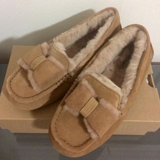 アグ(UGG)のピンク様専用 UGG ANSLEY BOW 23cm(スリッポン/モカシン)