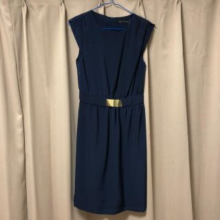 ザラ(ZARA)の【しほ様専用】ZARA ワンピース  結婚式 二次会 シンプル(ひざ丈ワンピース)