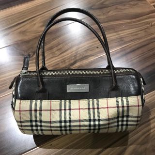 バーバリー(BURBERRY)のBurberry ミニボストンバック(ハンドバッグ)