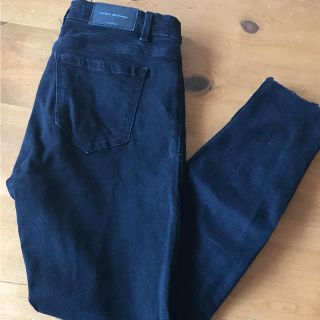 ザラ(ZARA)のZARA スキニーパンツ 38 黒(スキニーパンツ)