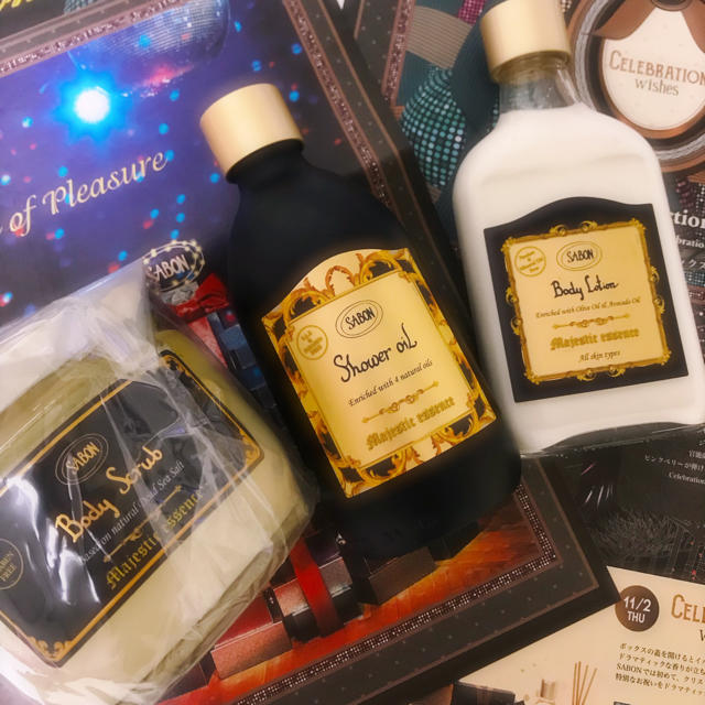 SABON(サボン)の新品未開封 サボン マジェスティックエッセンス セット コスメ/美容のボディケア(ボディローション/ミルク)の商品写真