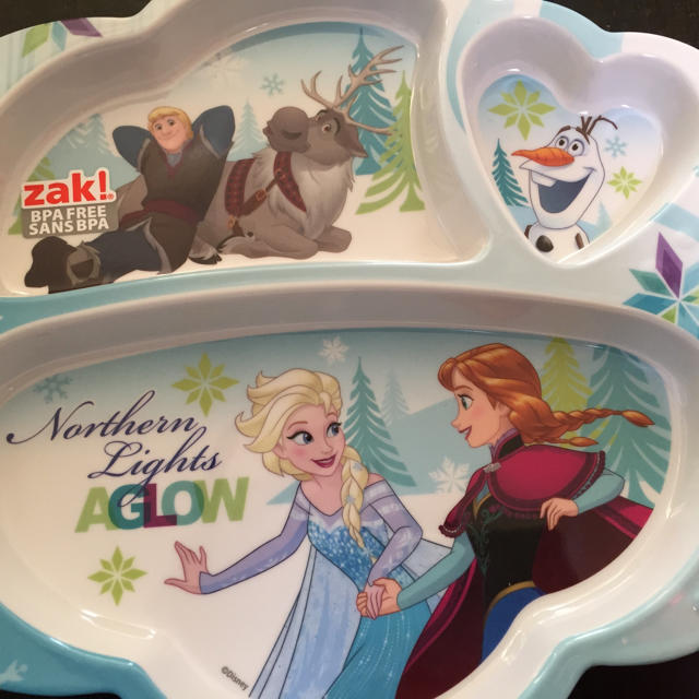 Disney(ディズニー)の(新品・未使用）アナと雪の女王のランチプレート キッズ/ベビー/マタニティの授乳/お食事用品(プレート/茶碗)の商品写真