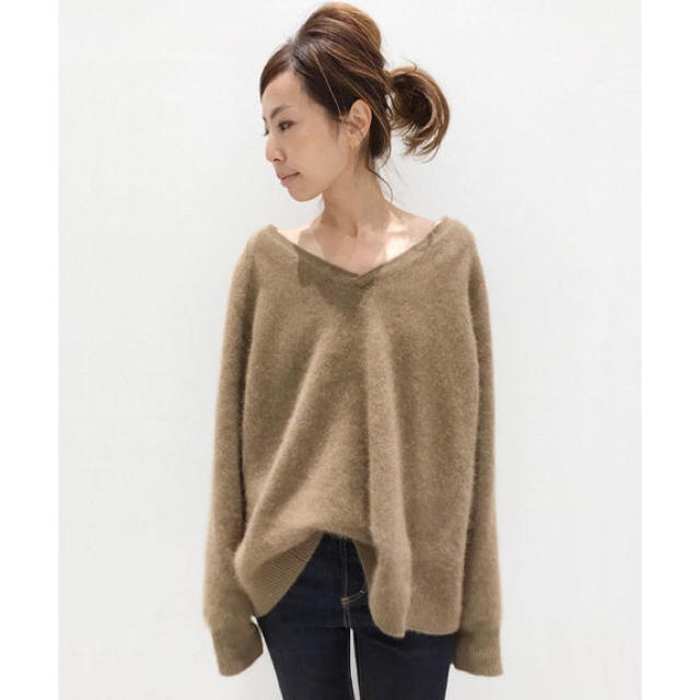 L'Appartement DEUXIEME CLASSE(アパルトモンドゥーズィエムクラス)の◆完売◆新品・未使用 アパルトモン MOHAIR Vネック KNIT◆ レディースのトップス(ニット/セーター)の商品写真