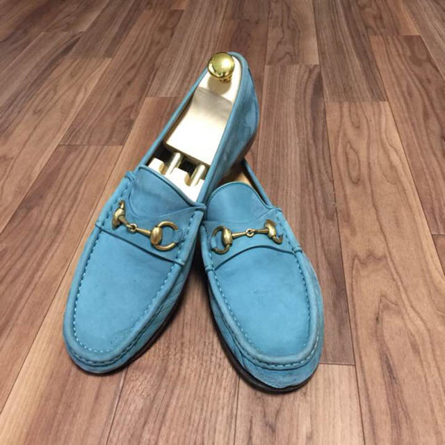 美品 GUCCI ホースビットローファー ズゥミ 白 8 1/2+spbgp44.ru