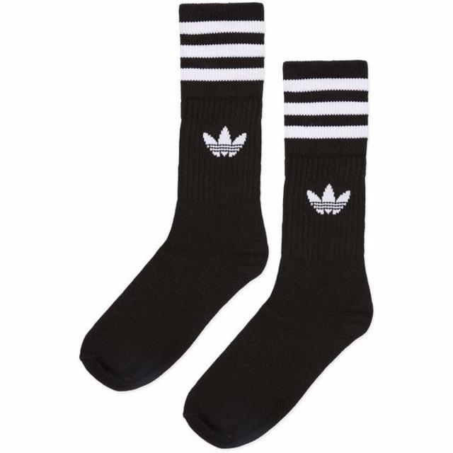 adidas(アディダス)の☆adidas/アディダス/モデル・プロ愛用SOCKS/ソックス☆BLA/WHI メンズのレッグウェア(ソックス)の商品写真