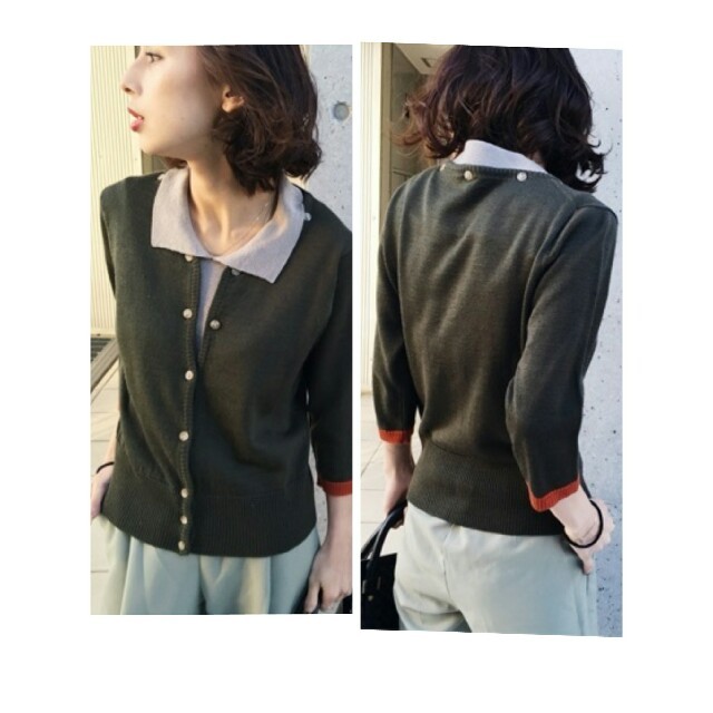 Ameri VINTAGE(アメリヴィンテージ)の

ameri　値下げ　2WAY LAYERED KNIT TOP レディースのトップス(ニット/セーター)の商品写真