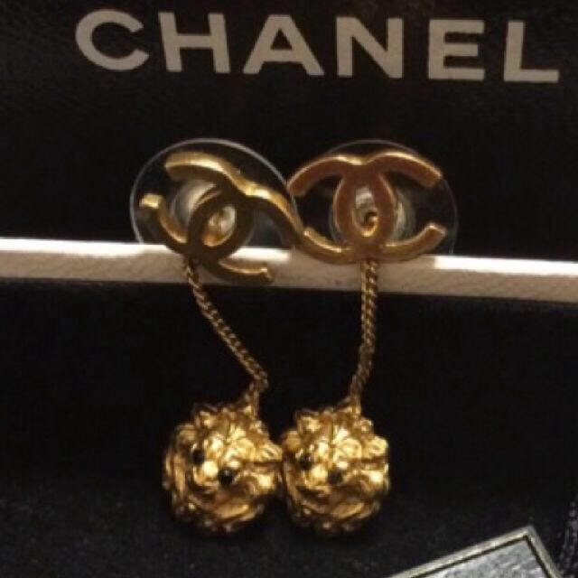 CHANEL ピアス　ライオンピアス　美品