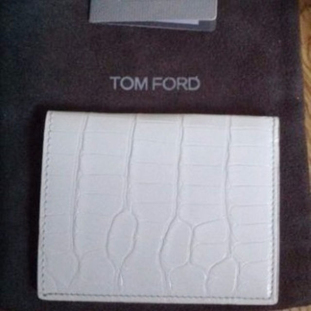 TOM FORD(トムフォード)のトムフォード Tom Ford クロコ ワニ革 カード 名刺入れ 財布 未使用新 メンズのファッション小物(名刺入れ/定期入れ)の商品写真