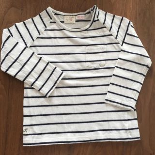 ザラキッズ(ZARA KIDS)のザラ ベビーボーイ ZARA ボーダートップス(Ｔシャツ)