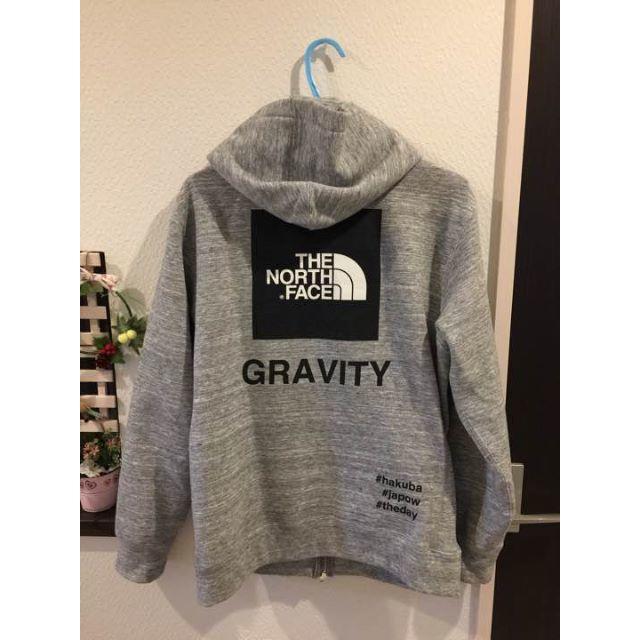 THE NORTH FACE ノースフェイス パーカー GRAVITY 白馬限定 スーベニア 霜降り スウェットパーカー HAKUBA SOUVENER HOODIE 2019年モデル ミックスグレー M トップス フーディー 【メンズ】【美品】