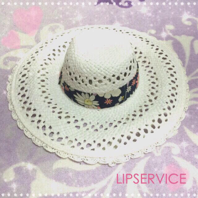 LIP SERVICE(リップサービス)のLIPフラワーメッシュ帽 レディースの帽子(ハット)の商品写真