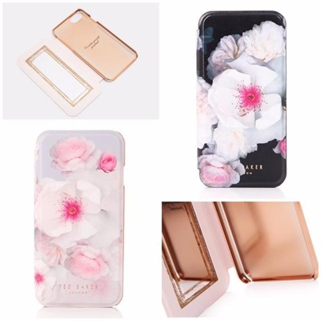 Ted Baker★ミラー付き手帳型 iPhone8/7/6/6s対応ケース スマホ/家電/カメラのスマホアクセサリー(iPhoneケース)の商品写真