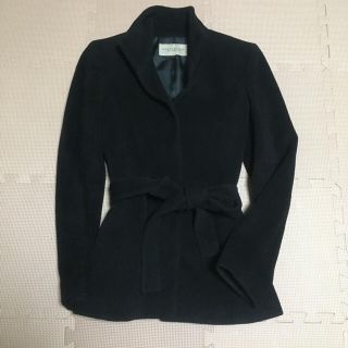 プロポーションボディドレッシング(PROPORTION BODY DRESSING)の【値下げ】ハーフコート プロポーションボディドレッシング 黒  7号  36(ロングコート)