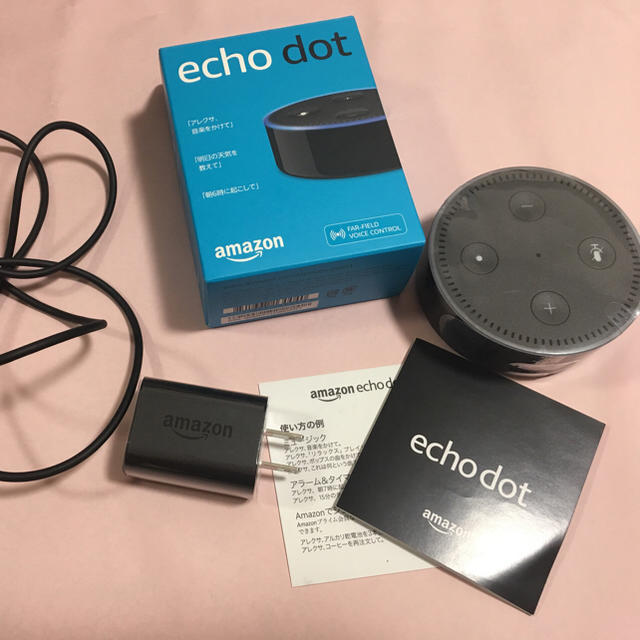 ECHO(エコー)の【先行販売品】amazon echo dot スマホ/家電/カメラのオーディオ機器(スピーカー)の商品写真