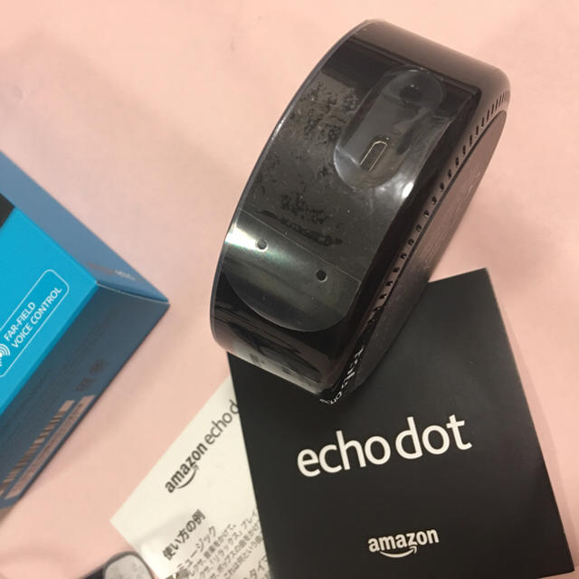 ECHO(エコー)の【先行販売品】amazon echo dot スマホ/家電/カメラのオーディオ機器(スピーカー)の商品写真