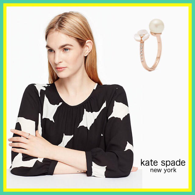 kate spade new york(ケイトスペードニューヨーク)の新品、即発★kate spade ケイトスペード フラワー リング 指輪 レディースのアクセサリー(リング(指輪))の商品写真