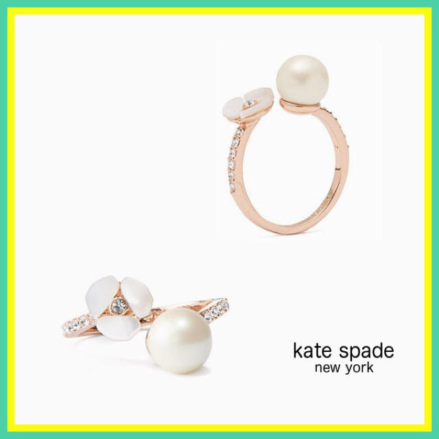 kate spade new york(ケイトスペードニューヨーク)の新品、即発★kate spade ケイトスペード フラワー リング 指輪 レディースのアクセサリー(リング(指輪))の商品写真