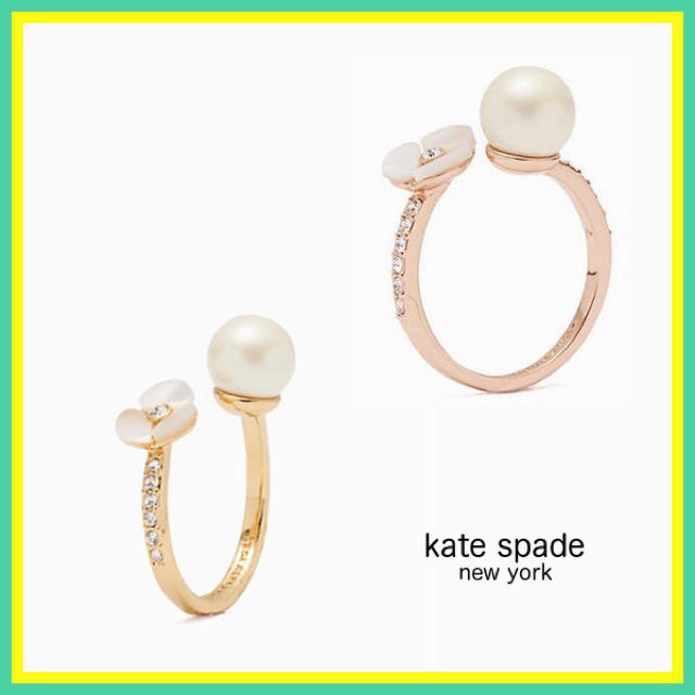 kate spade new york(ケイトスペードニューヨーク)の新品、即発★kate spade ケイトスペード フラワー リング 指輪 レディースのアクセサリー(リング(指輪))の商品写真