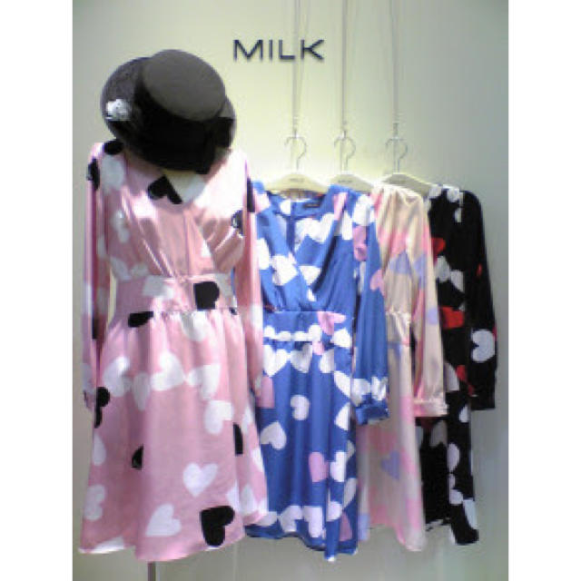 MILK(ミルク)のMILK☆グレートハートドレス レディースのワンピース(ひざ丈ワンピース)の商品写真