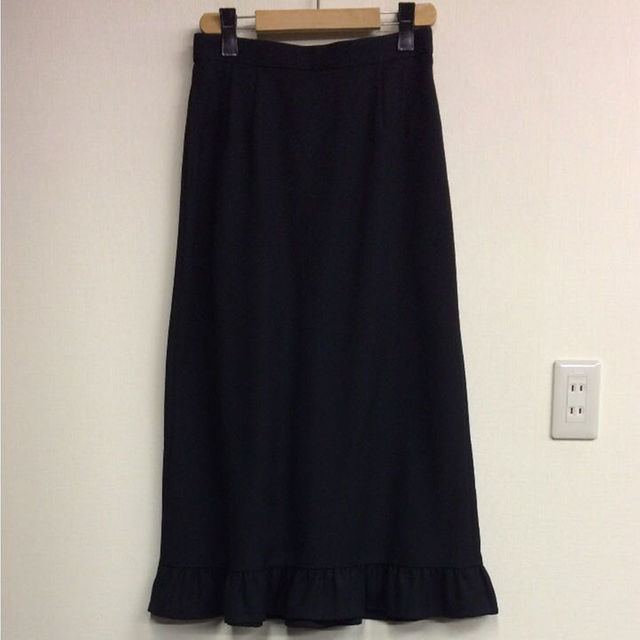 COMME des GARCONS(コムデギャルソン)のトリココムデギャルソン スカート 黒 サイズM レディースのスカート(ロングスカート)の商品写真
