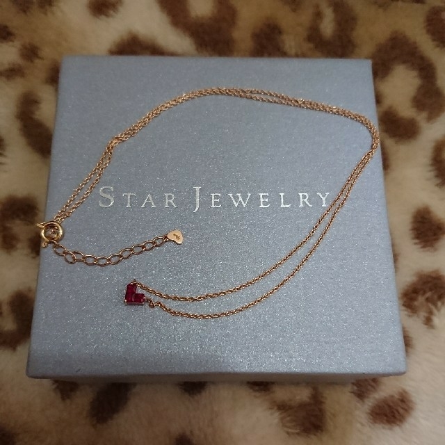 スタージュエリー☆18KPG✨ミステリアスハートルビー❤️ ネックレス