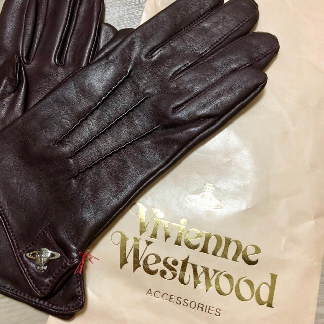 ヴィヴィアンウエストウッド Vivienne Westwood レザー手袋小物 - 手袋