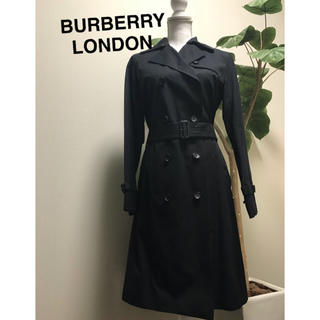 BURBERRY - バーバリートレンチコート黒 美品の通販 by パルフェ