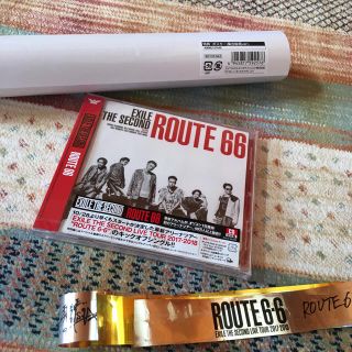 エグザイルザセカンド(EXILE THE SECOND)のROUTE66 CD ポスター(集合絵柄ver.)＆銀テ 付き(ポップス/ロック(邦楽))