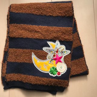 ヴィヴィアンウエストウッド(Vivienne Westwood)の【未使用 SALE】ヴィヴィアン 刺繍 マフラー コーデのアクセントに★(マフラー/ショール)