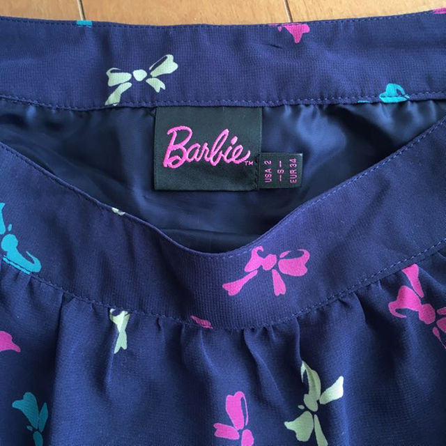 値下げ！Barbie リボン柄 スカート レディースのスカート(ミニスカート)の商品写真