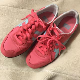 オニツカタイガー(Onitsuka Tiger)の値下げ ❤︎ オニツカタイガー ❤︎ マカロンカラー ピンク ❤︎ スニーカー(スニーカー)