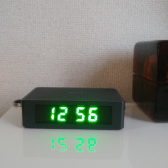 MUJI (無印良品)(ムジルシリョウヒン)の無印良品　デジタルアラーム時計 インテリア/住まい/日用品のインテリア小物(置時計)の商品写真