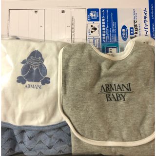 アルマーニ ジュニア(ARMANI JUNIOR)の専用 アルマーニロンパース スタイ 4点セット(ロンパース)