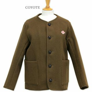 ダントン(DANTON)の新品未使用♡ダントン♡ウールモッサ♡ノーカラー♡コヨーテ♡レディース38(ノーカラージャケット)