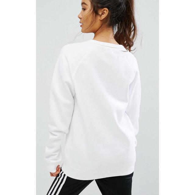 【 XXLサイズ】新品タグ付き adidas ロゴ トレーナー アディダス 白 3