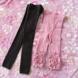 美品♡ニットレギンス2枚セット size85&90(パンツ/スパッツ)