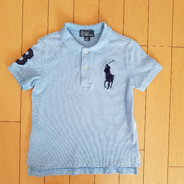 Ralph Lauren(ラルフローレン)のラルフローレン☆ポロシャツ　１００　水色 キッズ/ベビー/マタニティのキッズ服男の子用(90cm~)(その他)の商品写真