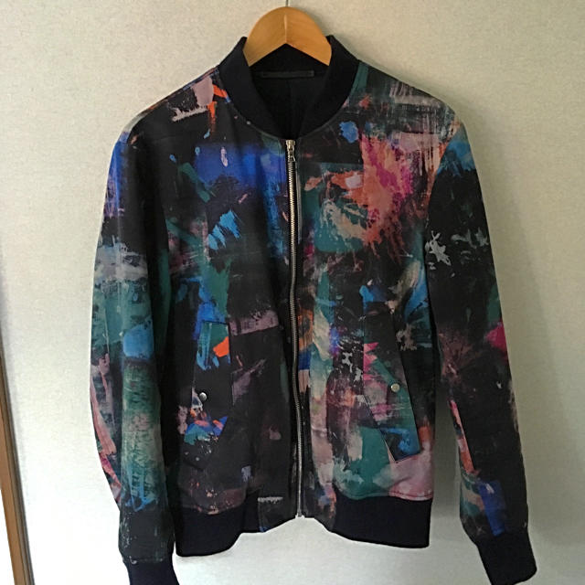 Paul Smith - ポールスミス ma-1 ブルゾン ペイント ペンキ柄の通販 by