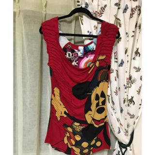 デシグアル(DESIGUAL)のデシグアル✖️ ミッキー  コラボ Tシャツ(Tシャツ(半袖/袖なし))